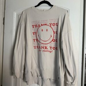 Aerie Cream Knit Sweater